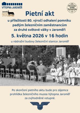 Plakát k pietnímu aktu
