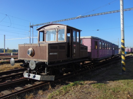 Posun osobních vagónů pro nostalgický vlak Ringhofferem č.2