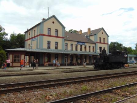 Lokomotiva 310.0134 v České Skalici