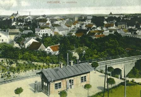První jaroměřská zastávka z roku 1911.