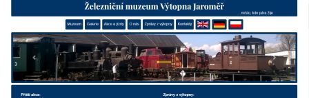 Hlavička nových webových stránek